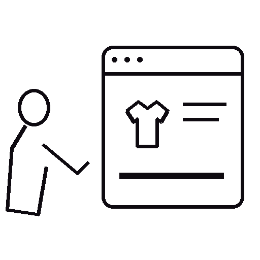 Transparent outlined silhouette illustration for Name It Clearly.